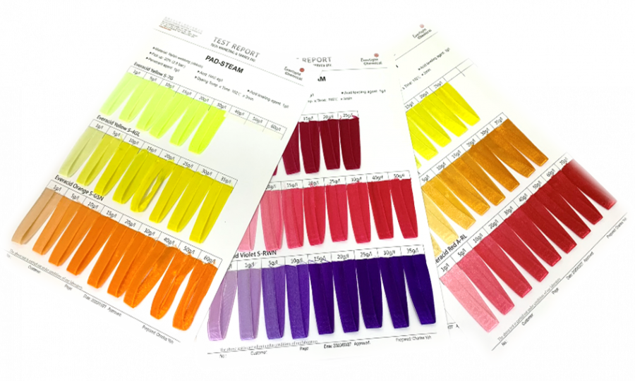 Dyeing Solution on Ribbon  - Dyes | Everlight Colorants