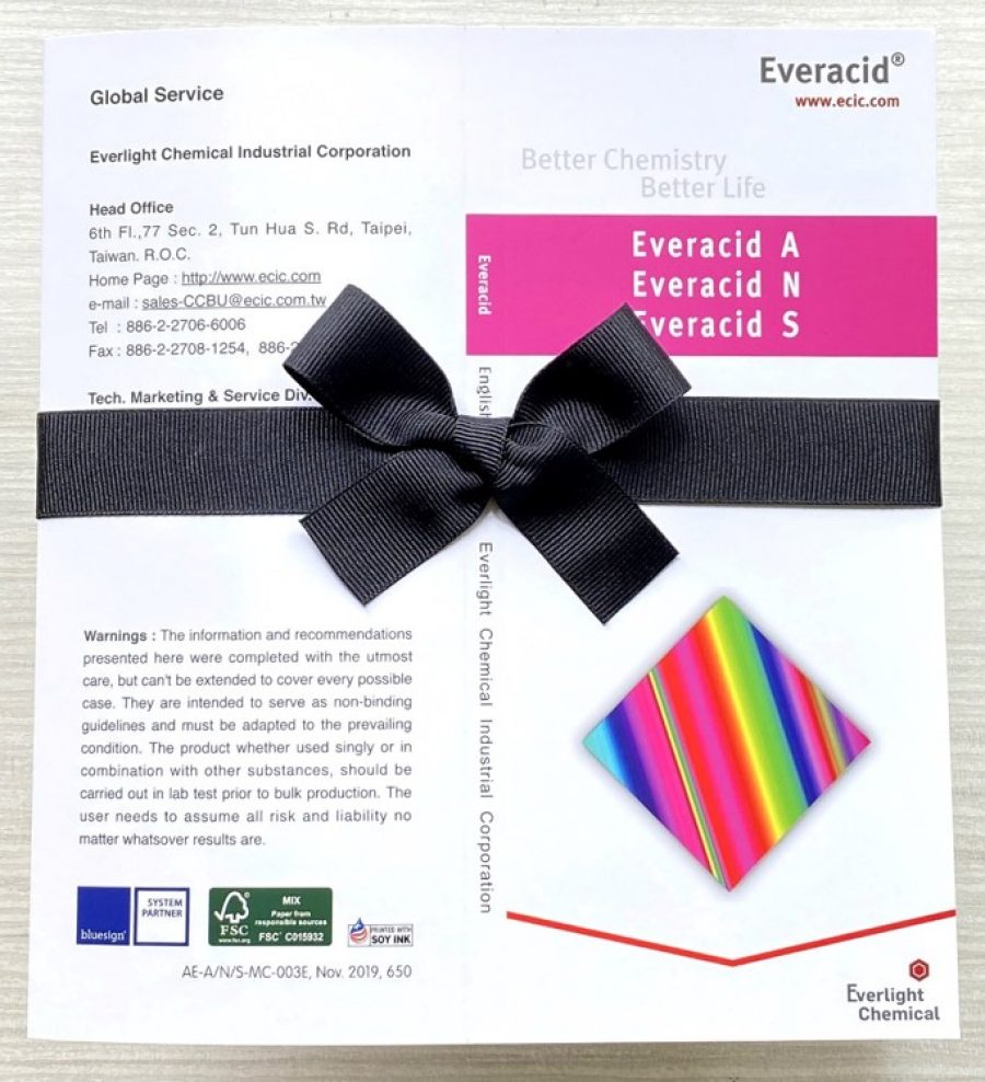 Dyeing Solution on Ribbon - Application | Everlight Colorants